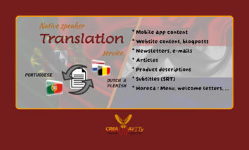 translate portuguese to dutch flemish fiverr gig mobile app website content subtitles horeca hotel content